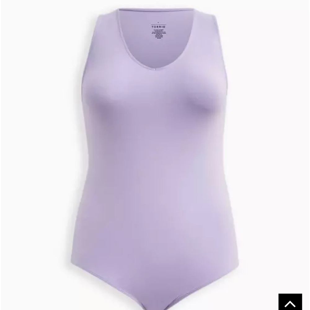 NWT 2XL Torrid Light Purple One-Piece BodySuit- AS IS